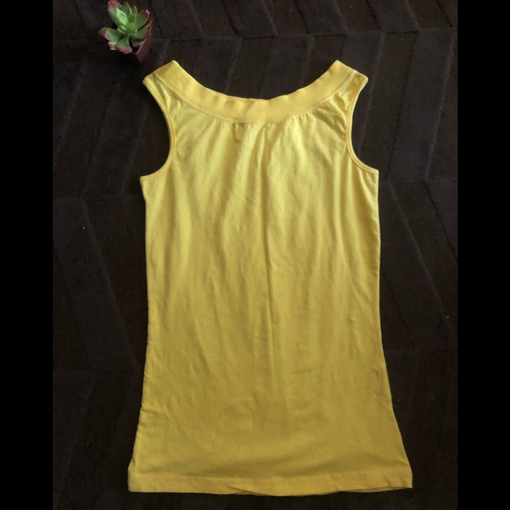 Yellow Sleeveless Top